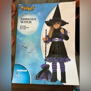 Toddler witch costume size 2t
